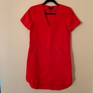 Banana Republic Red Shift Dress